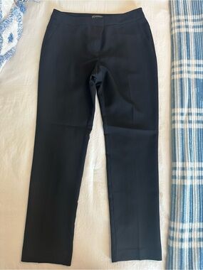 Adrianna Papell Men's Black Straight Dress Pants